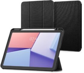 Spigen Urban Fit Black iPad Air 12" M2 2024/M3 2025