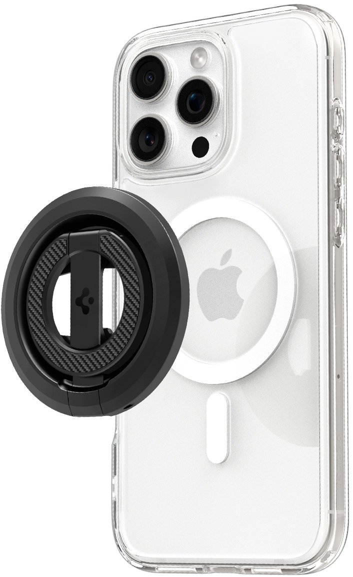 Spigen O-Mag Magnetic Phone Holder with Adjustable Stand Black