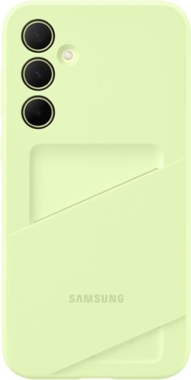 Samsung Galaxy A35 Zadní kryt s kapsou na kartu Lime