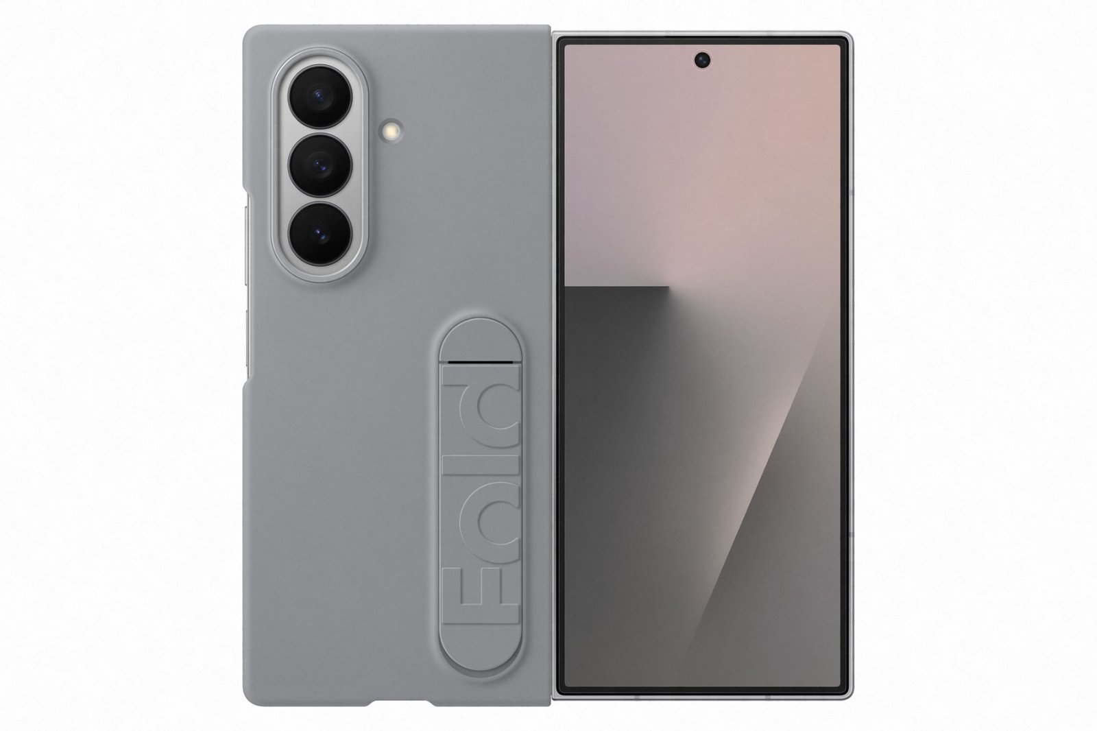 Samsung Galaxy Z Fold7 Silikonový zadní kryt Gray