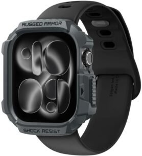 Spigen Rugged Armor 2 Apple Watch 11 46mm Dark Gray