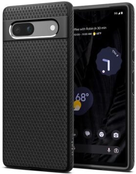 Spigen Liquid Air Black Google Pixel 7a