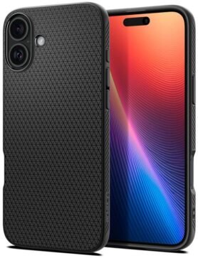Spigen Liquid Air Matte Black iPhone 16