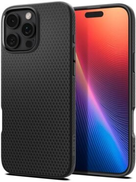 Spigen Liquid Air Matte Black iPhone 16 Pro