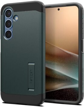 Spigen Tough Armor MagSafe Abyss Green Samsung Galaxy S25+