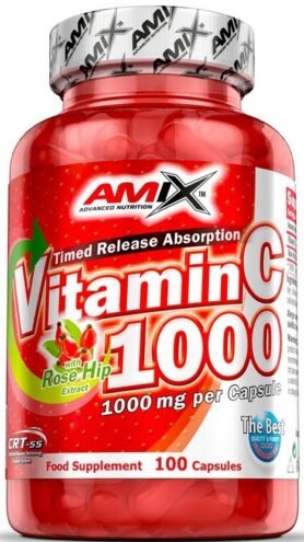 Amix Nutrition Vitamin C 1000mg, 100 kapslí