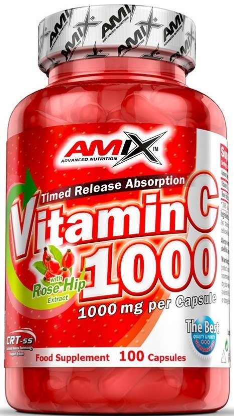 Amix Nutrition Vitamin C 1000mg, 100 kapslí