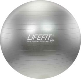 Lifefit anti-burst 65 cm, stříbrný
