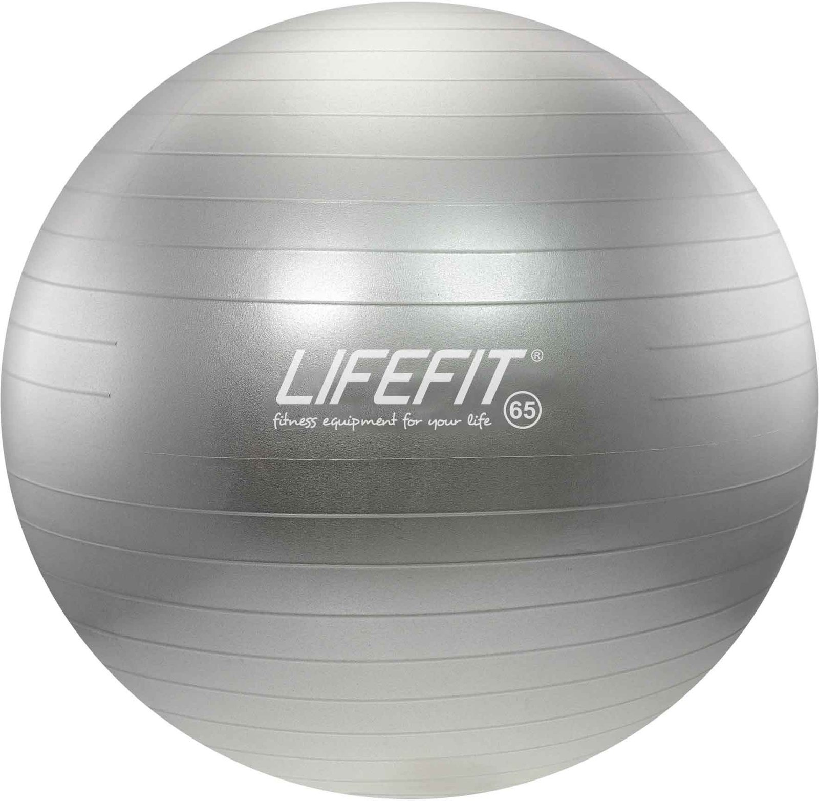 Lifefit anti-burst 65 cm, stříbrný