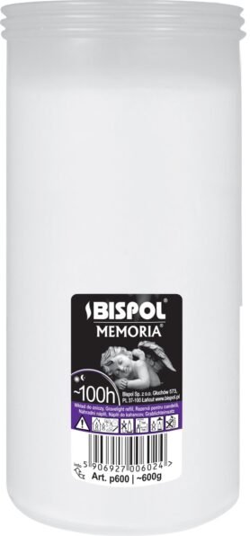 BISPOL hřbitovní svíčka Memoria 100 h