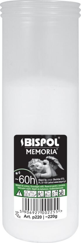 BISPOL hřbitovní svíčka Memoria 60 h