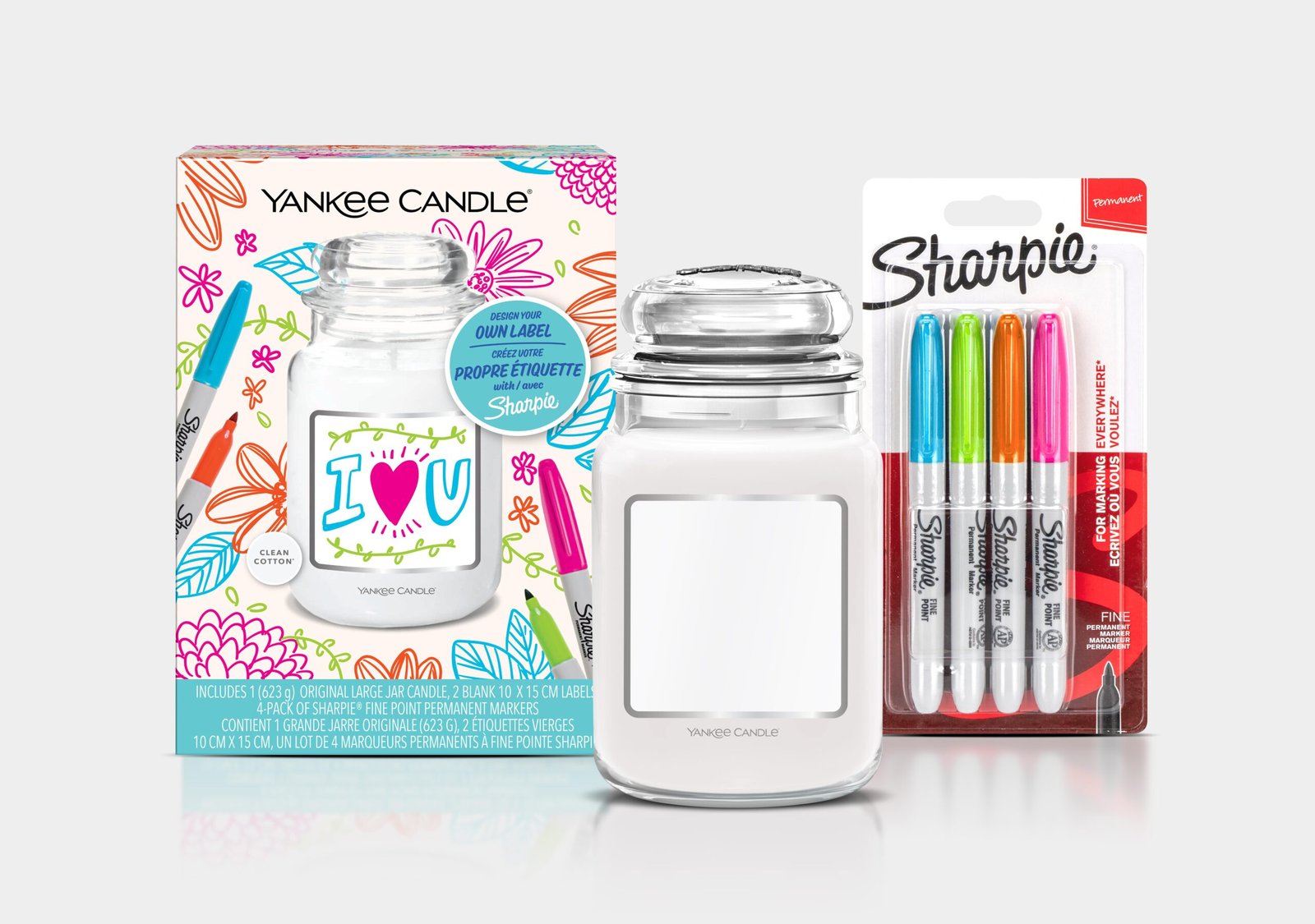 YANKEE CANDLE Fix Sharpie & Clean Cotton 623 g
