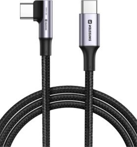 Swissten kabel USB-C/USB-C 5A (100W) pro notebooky 2 m černý