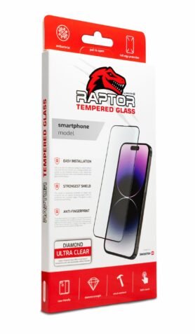 Swissten Raptor Diamond Ultra Clear 3D temperované sklo Apple iPhone 15 Plus černé