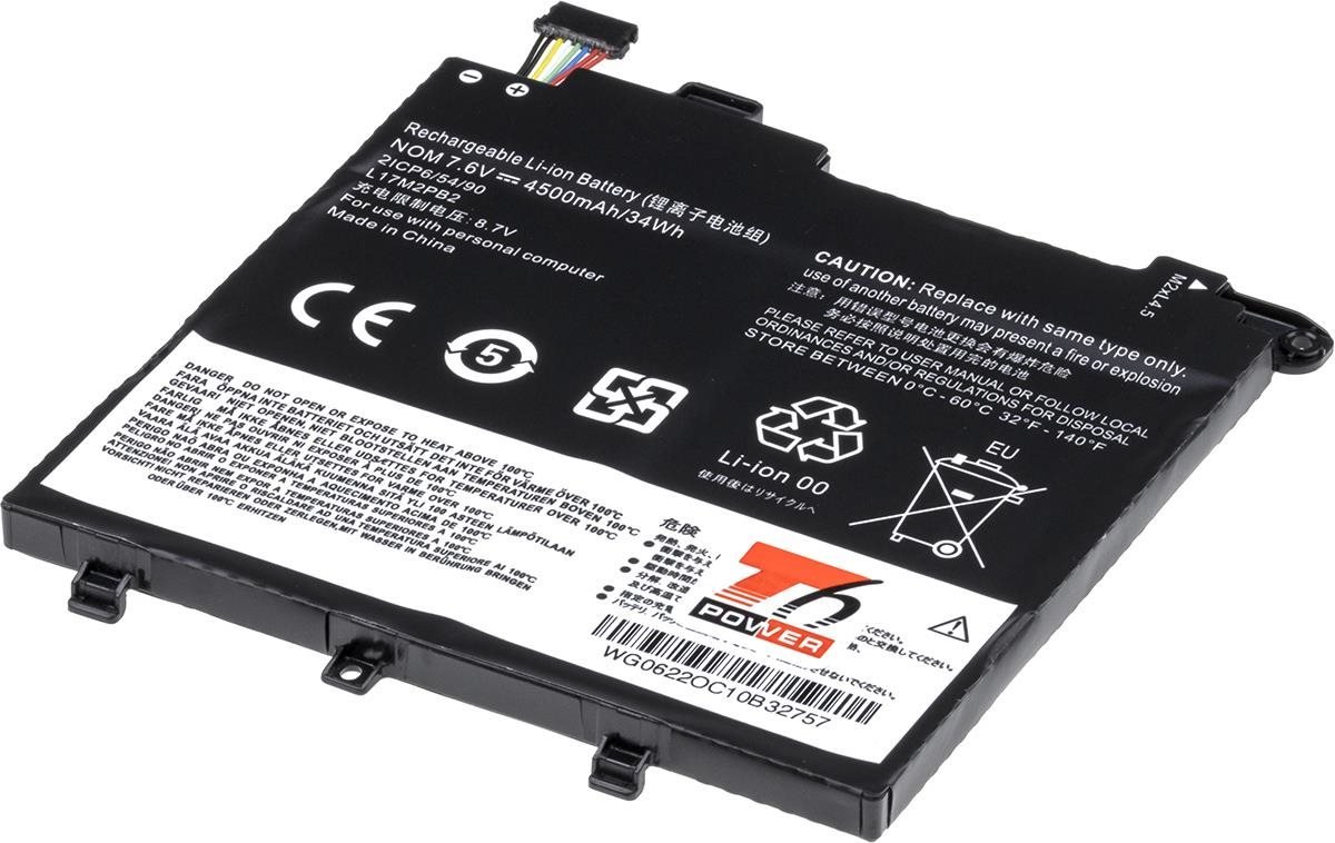 T6 Power pro Lenovo V330-14ARR, Li-Poly, 7,6 V, 4500 mAh (34 Wh), černá