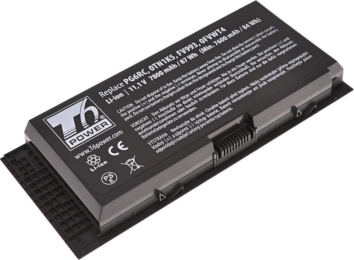T6 Power pro Dell Precision M4600, Li-Ion, 11,1 V, 7800 mAh (87 Wh), černá