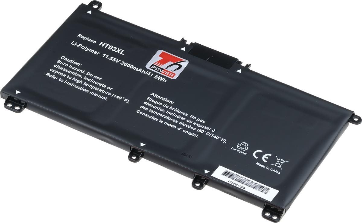 T6 Power pro notebook Hewlett Packard L11421-421, Li-Poly, 11,55 V, 3600 mAh (41 Wh), černá