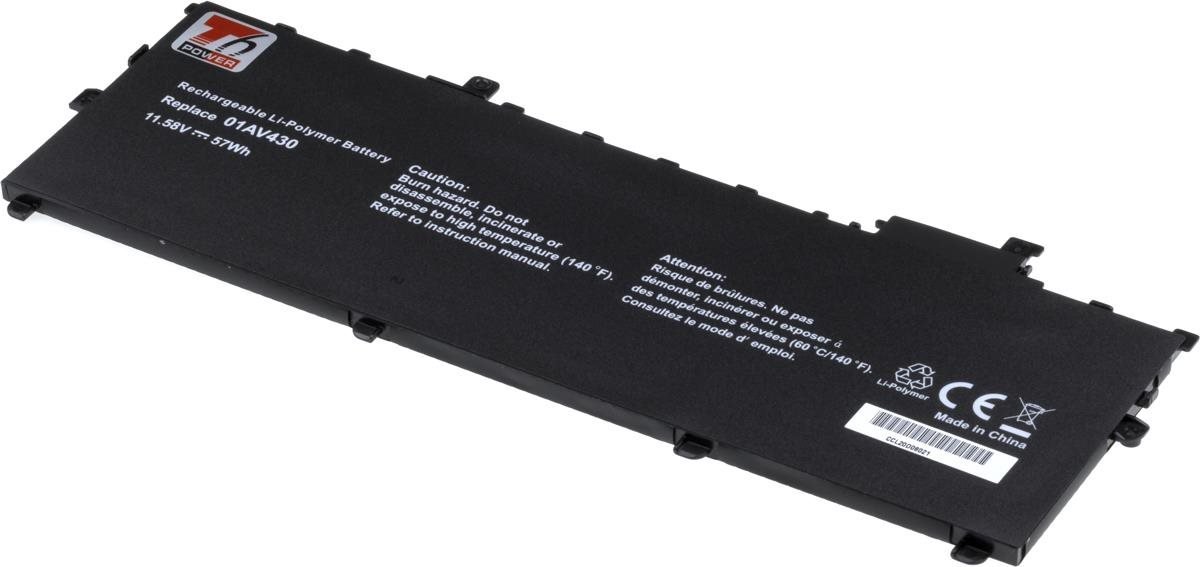 T6 Power pro notebook Lenovo 01AV494, Li-Poly, 11,58 V, 4900 mAh (57 Wh), černá
