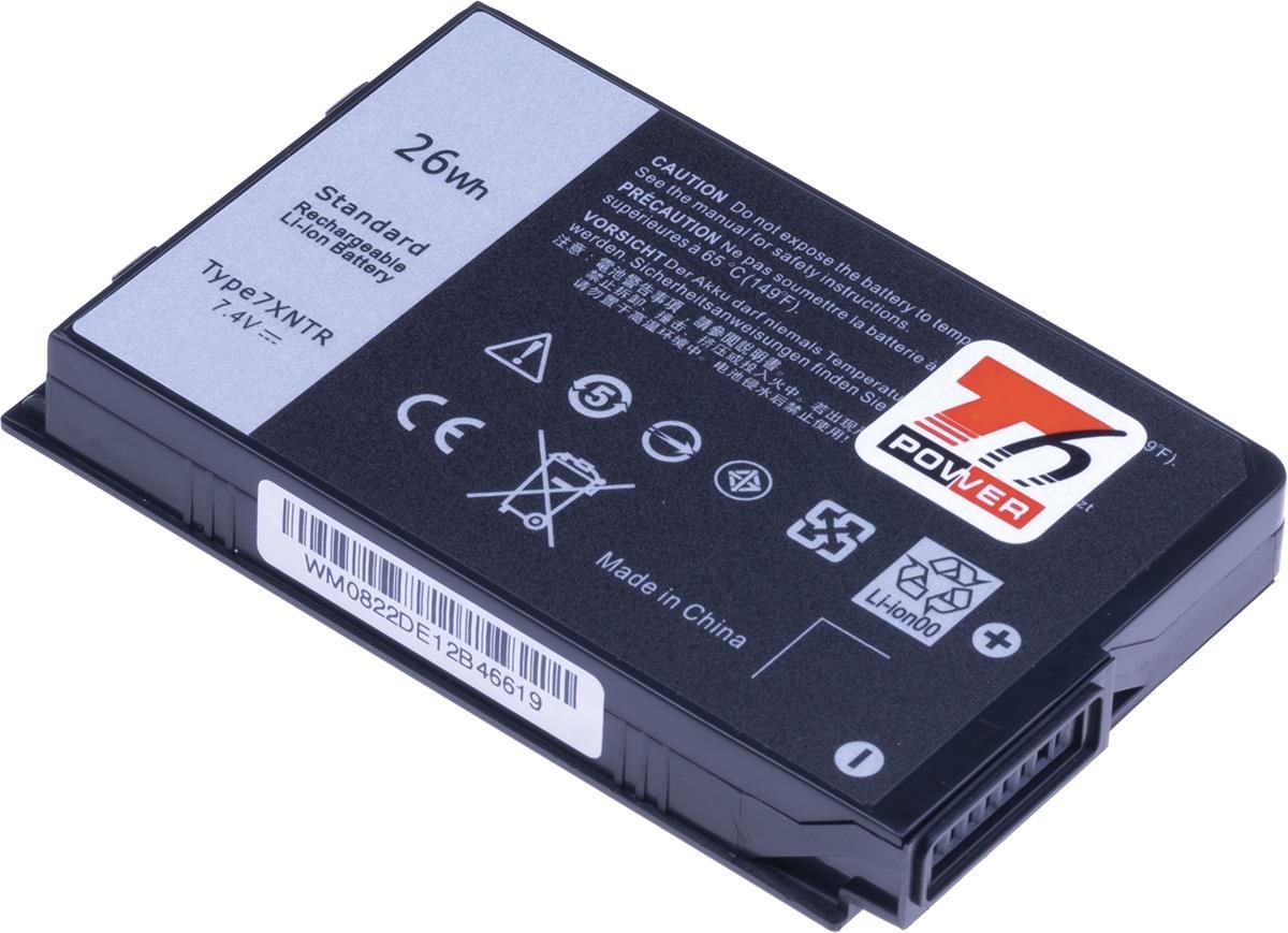 T6 Power pro notebook Dell J7HTX, Li-Ion, 7,4 V, 3420 mAh (26 Wh), černá