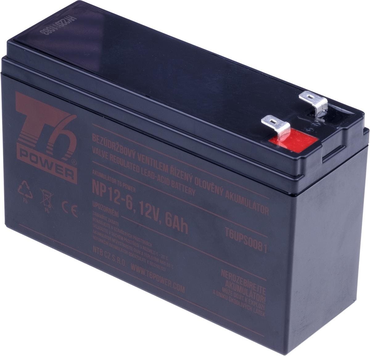 Sada baterií T6 Power pro APC Back-UPS BE400, VRLA, 12 V