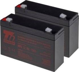 Sada baterií T6 Power pro APC Back-UPS BK575C, VRLA, 6 V