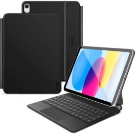 Tech-Protect Smartcase Magnetic pouzdro s klávesnicí na iPad 11'' 11gen 2025, černé