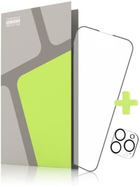Tempered Glass Protector rámečkové pro iPhone 14 Pro Max + sklo na kameru