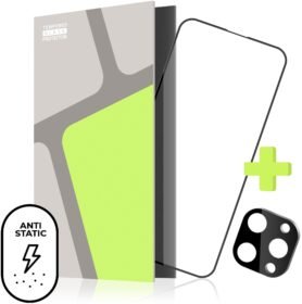 Tempered Glass Protector pro iPhone 15 Pro Max + sklo na kameru (antistatické) Case Friendly