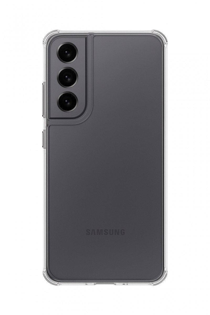 TopQ Kryt Samsung S25 FE odolný průhledný černý 142483