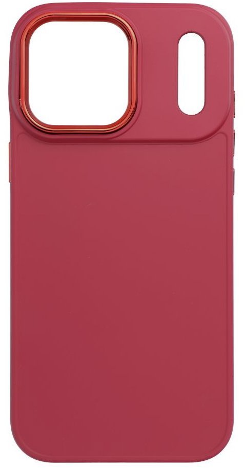 TopQ Kryt Frame iPhone 17 Pro Max malinový 143031