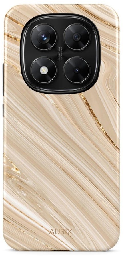 TopQ Kryt AURIX Xiaomi Redmi Note 14 Pro 5G pevný Golden Sands 136522