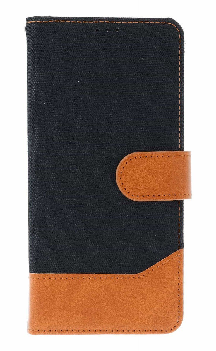 TopQ Pouzdro Jeans Samsung A36 knížkové černé 137937