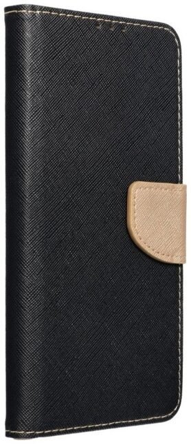 TopQ Pouzdro Samsung A56 knížkové černo-zlaté 138038
