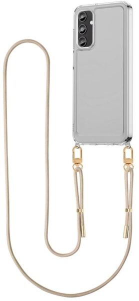 TopQ Esthetique Samsung A15 s béžovou šňůrkou průhledný 126521