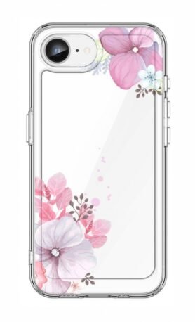 TopQ Kryt Image iPhone 16e pevný Violet Blossom 138388