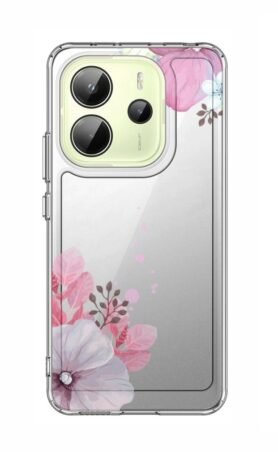 TopQ Kryt Image Xiaomi Redmi Note 14 pevný Violet Blossom 136547