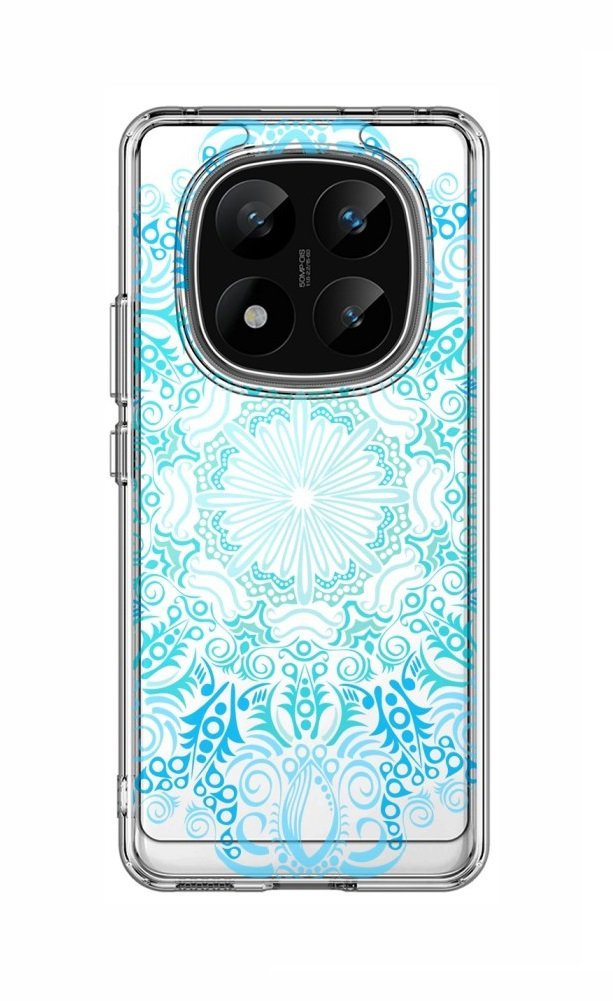 TopQ Kryt Image Xiaomi Redmi Note 14 Pro+ 5G pevný Blue Mandala 136937