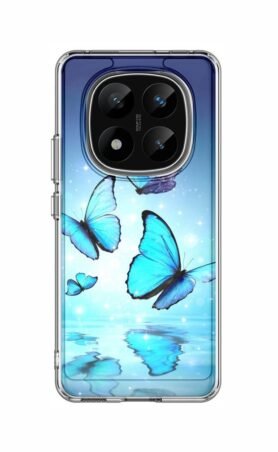 TopQ Kryt Image Xiaomi Redmi Note 14 Pro+ 5G pevný Modří motýlci 136935
