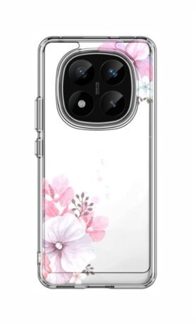 TopQ Kryt Image Xiaomi Redmi Note 14 Pro+ 5G pevný Violet Blossom 136938