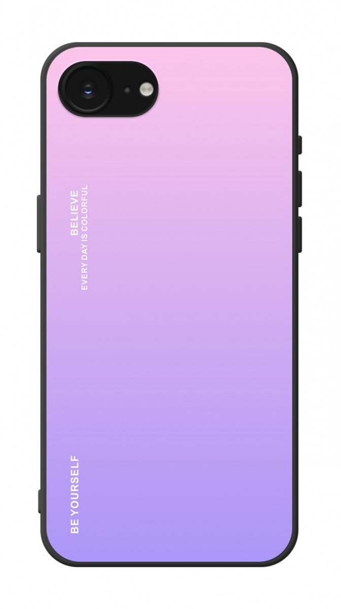 TopQ Kryt LUXURY iPhone 16e pevný duhový růžový 138486
