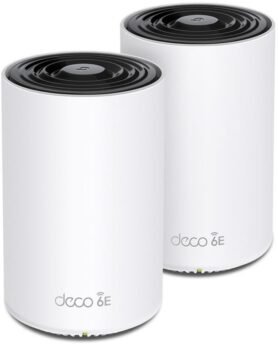 TP-Link Deco XE75 Pro (2-pack), WiFi 6E mesh system, 2.5Gbit port