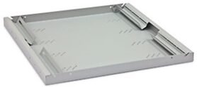 Triton RAX-UP-450-A4 - 19“ Police s perforací 1U 450mm, integrované podpěry