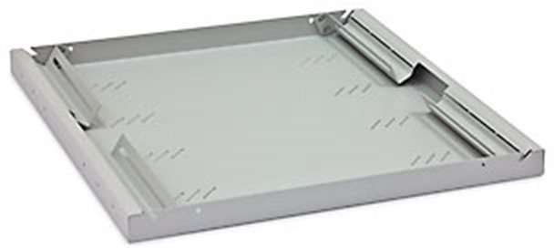Triton RAX-UP-450-A4 - 19“ Police s perforací 1U 450mm, integrované podpěry