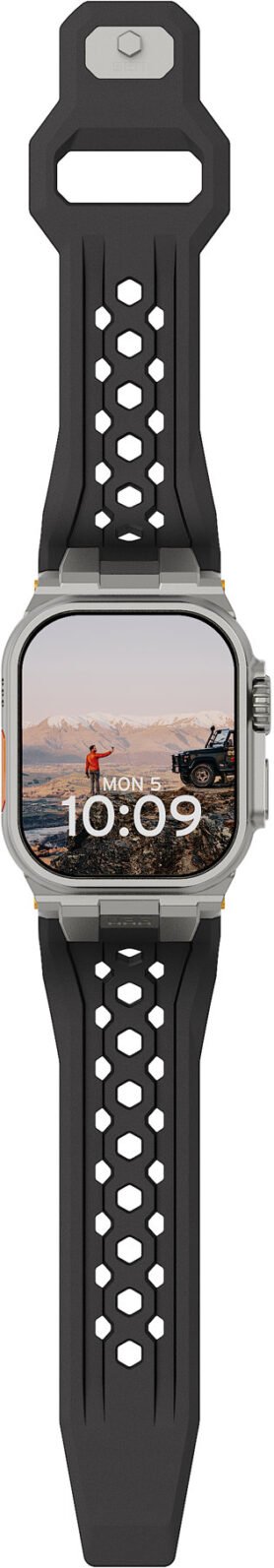 UAG Monarch Strap Apple Watch 49mm/46mm/45mm/44mm/42mm Black Titanium