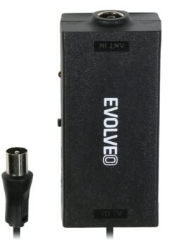 EVOLVEO Amp 1, anténní zesilovač FM/DAB+/DVB-T2, filtr LTE,4G,5G