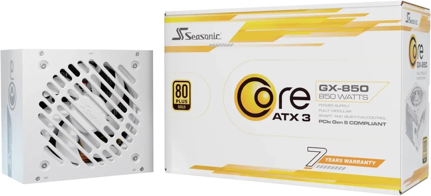 Seasonic Core GX-850 ATX 3.1 White