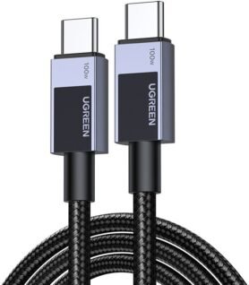 UGREEN USB-C to USB-C 5A/100W Braided Cable 2m