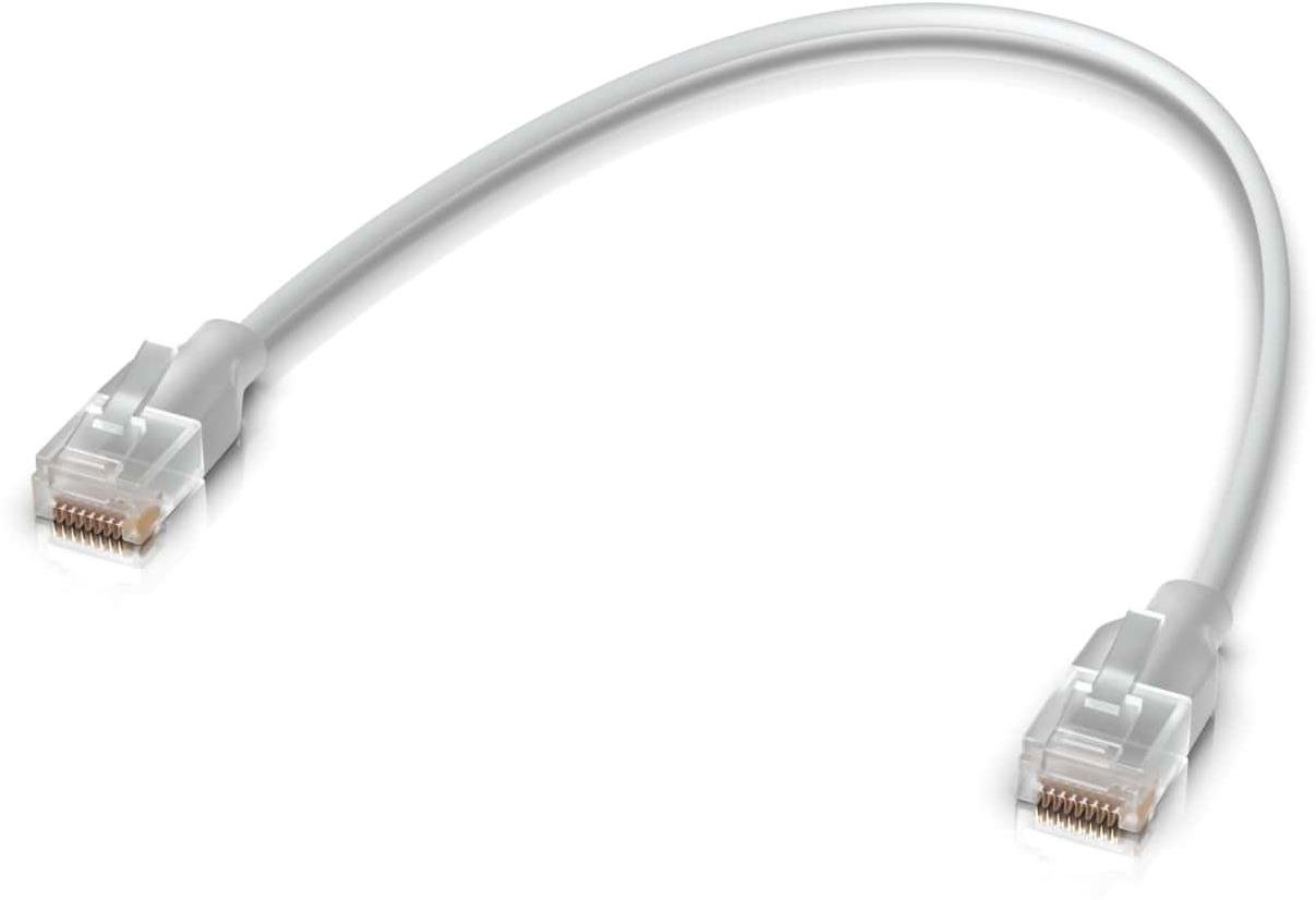 Ubiquiti Etherlighting Patch Cable Cat.6, 0,15 m, bílý