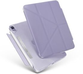Uniq Camden antimikrobiální obal pro iPad Mini (2021) fialový