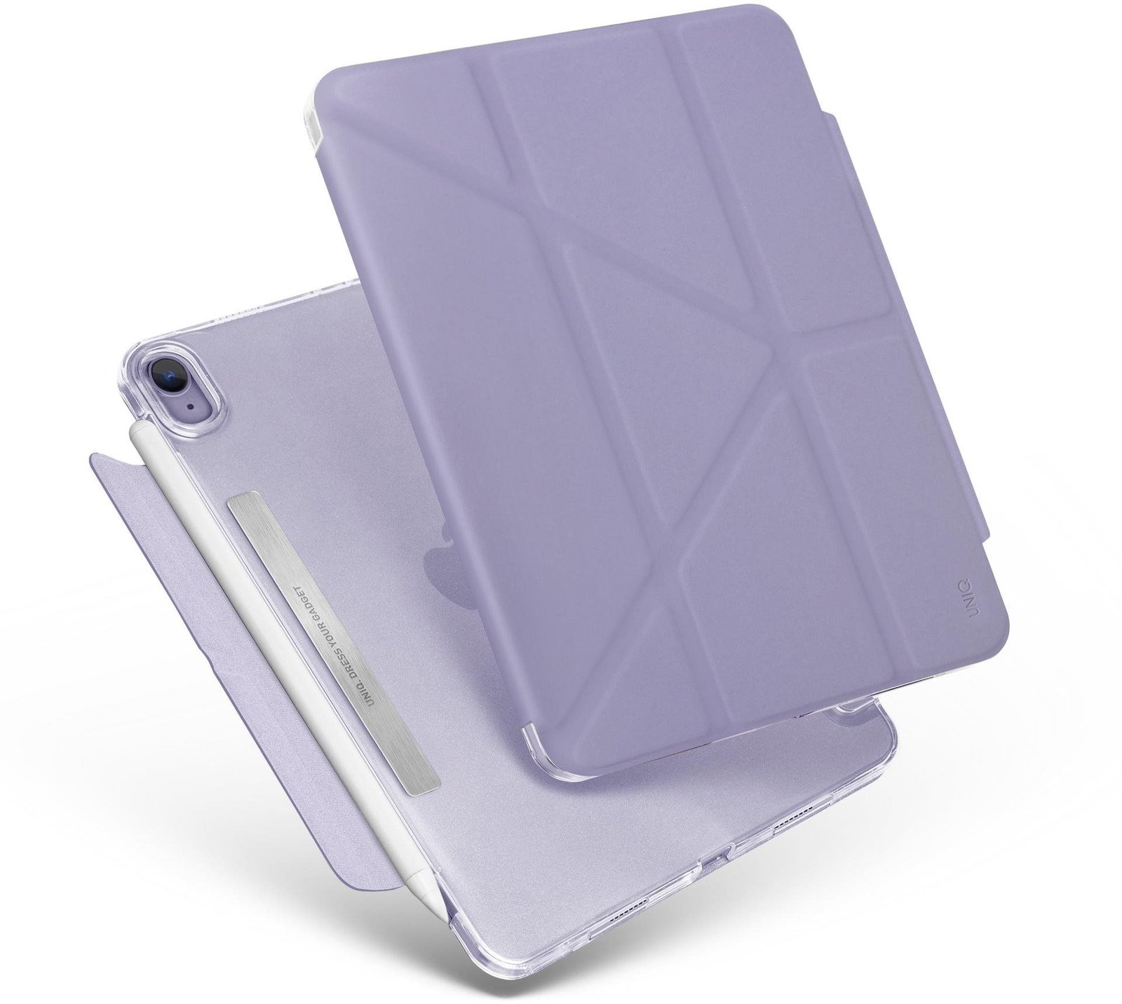 Uniq Camden antimikrobiální obal pro iPad Mini (2021) fialový